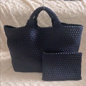 Naghedi St. Barths Medium Tote - Ink Blue